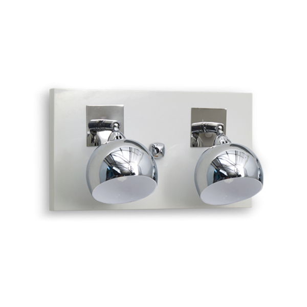 Globe Madera Aplique 2 luces apto para lampara de Led